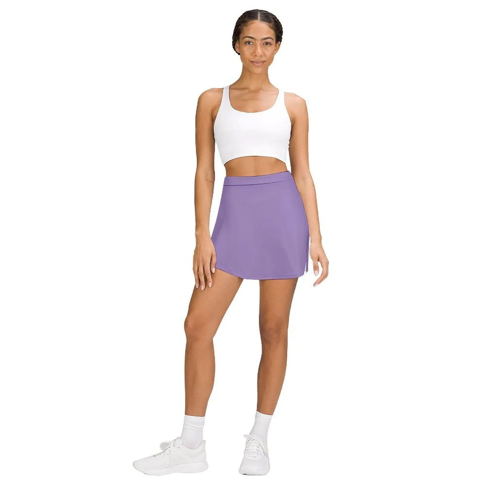 A-Line Skirt with Pocket Light proof trouser skirt Purple Mountain