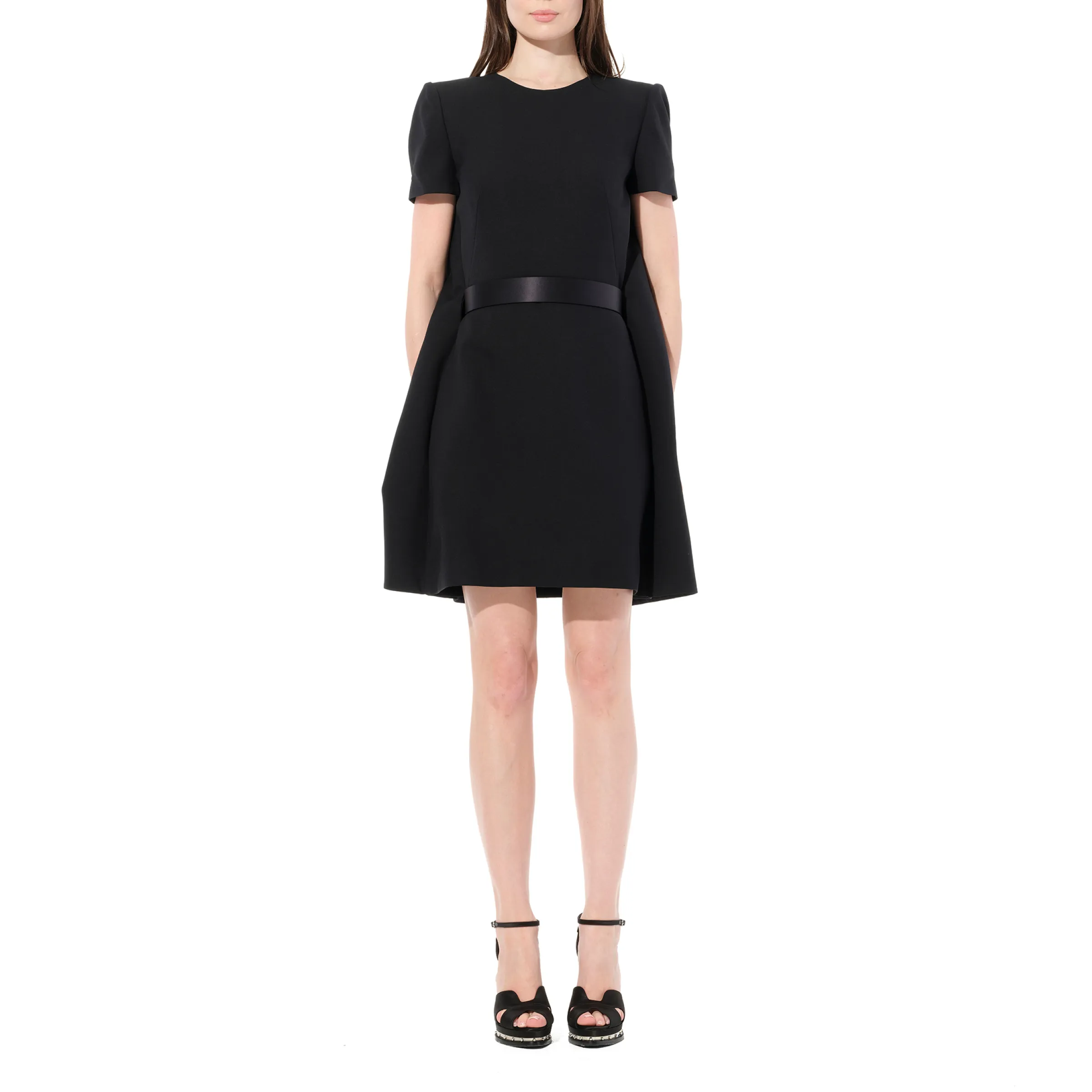 Abito Wool Dress in Black