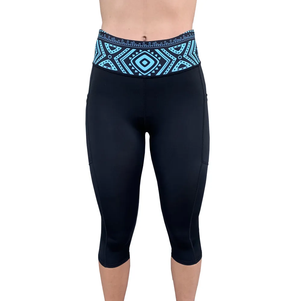 Active Paddle 3/4 Womens Leggings