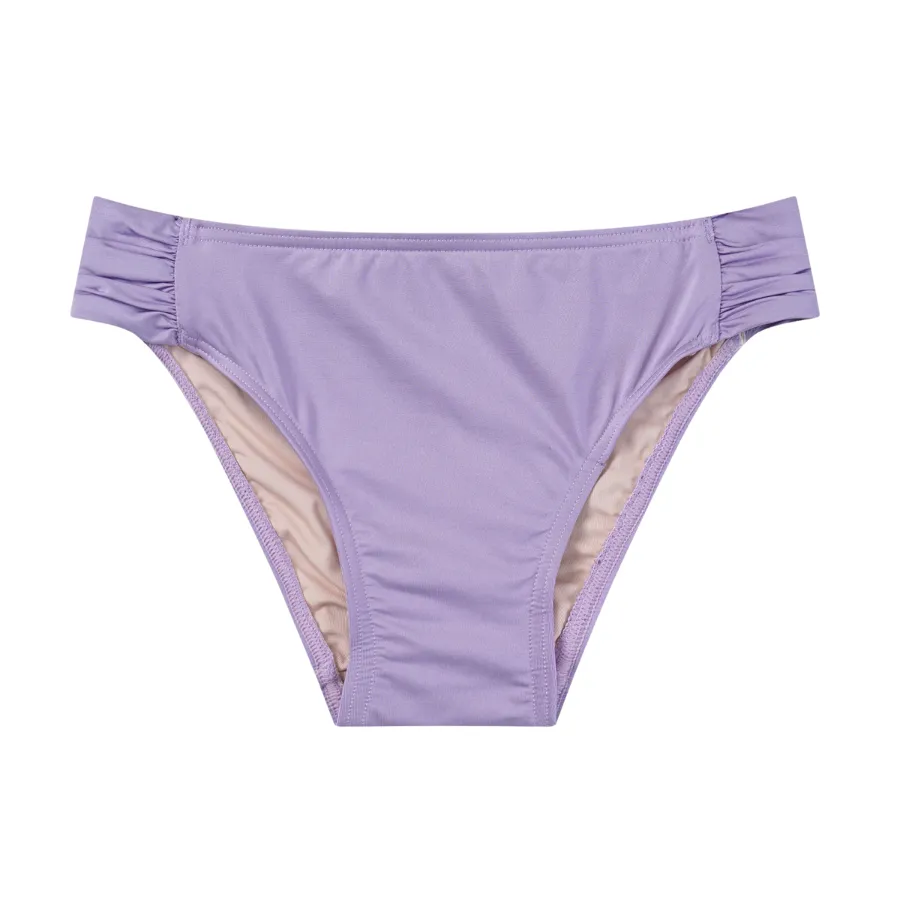 Aqua Blu Pre-Teens Gathered Side Pant AG24085SS - Stepping Stones Purple