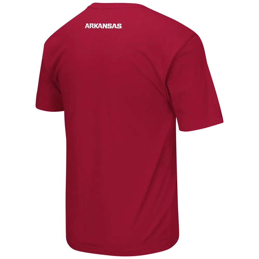 Arkansas Razorbacks Colosseum Red Lightweight Active Workout T-Shirt