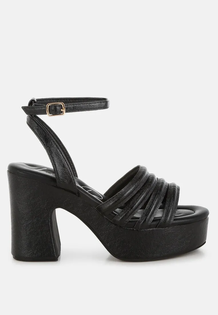 Athla Strappy High Platform Sandals By RAG