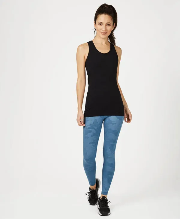 Athlete Seamless Workout Vest Sb5353 Black