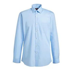 BA146-17 Brook Taverner Mens Long Sleeve Rapino Shirt Blue 17"