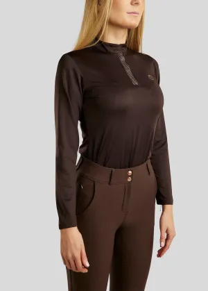 Briella MonTech Rosegold Shirt - Brown