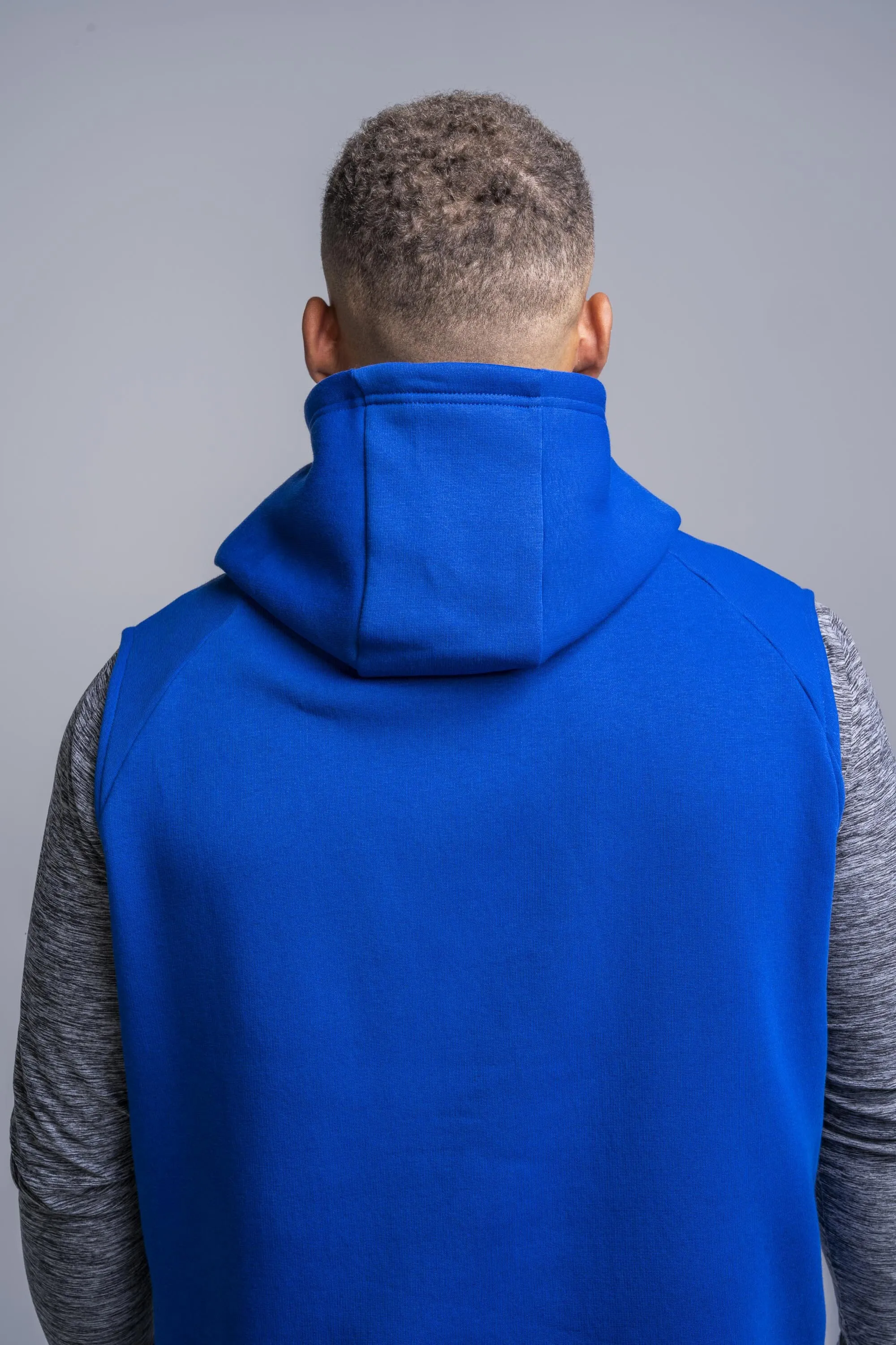 BRUCE BOLT "BOLT" Sleeveless Hoodie - ROYAL w/ Royal Bolt