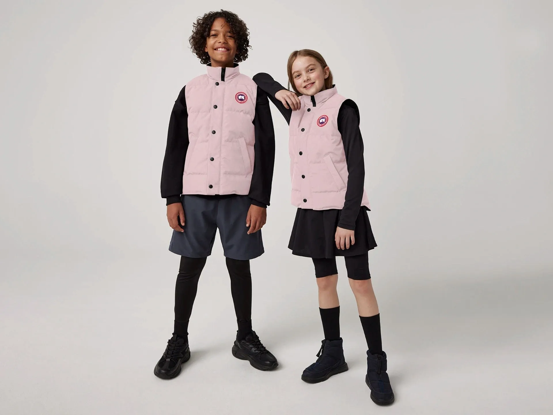 Canada Goose Girls Vanier Vest in Pink