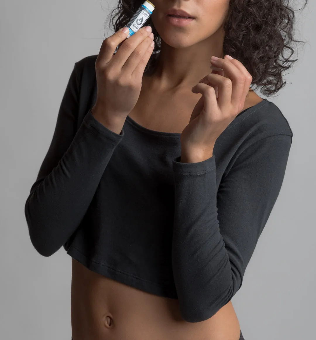 Charcoal Hemp Crop Top