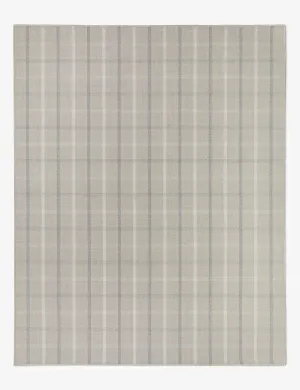 Custom Amsing Flatweave Wool Rug, Pearl