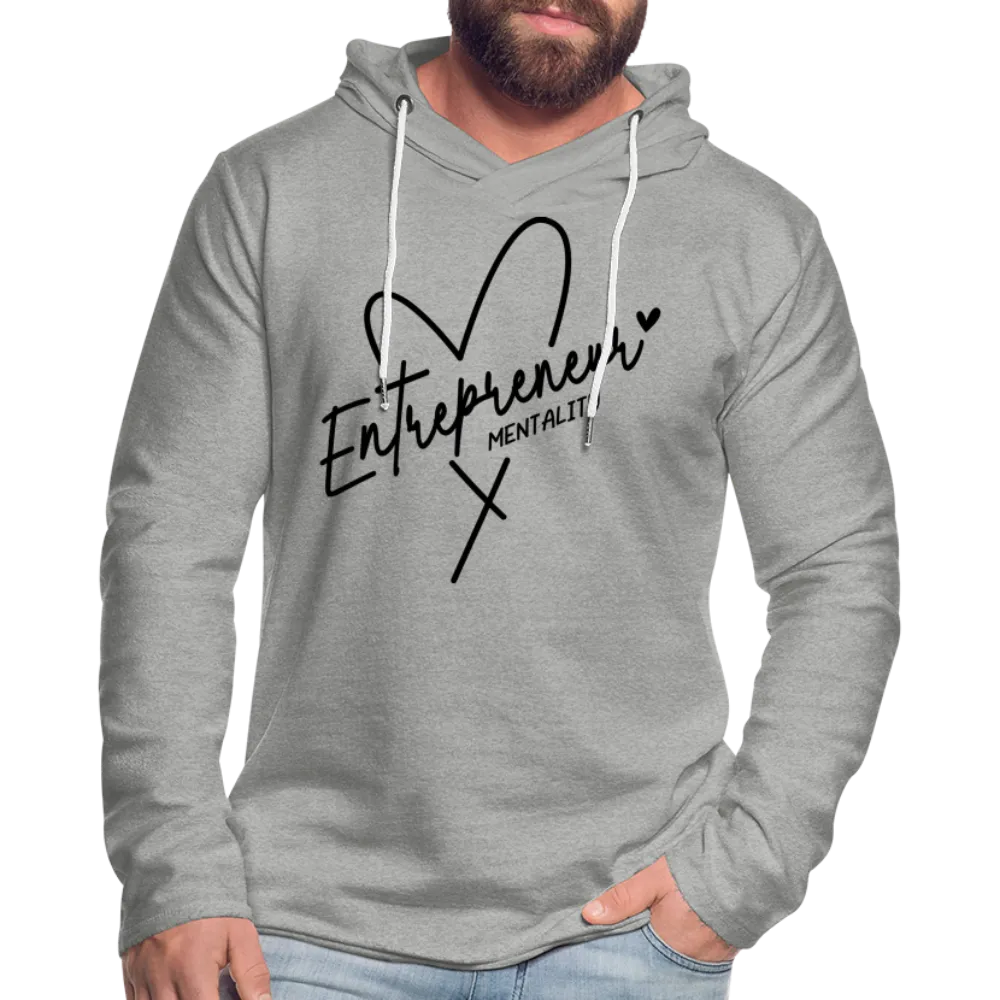 Entrepreneur Mentality Terry Hoodie (Black Letters)