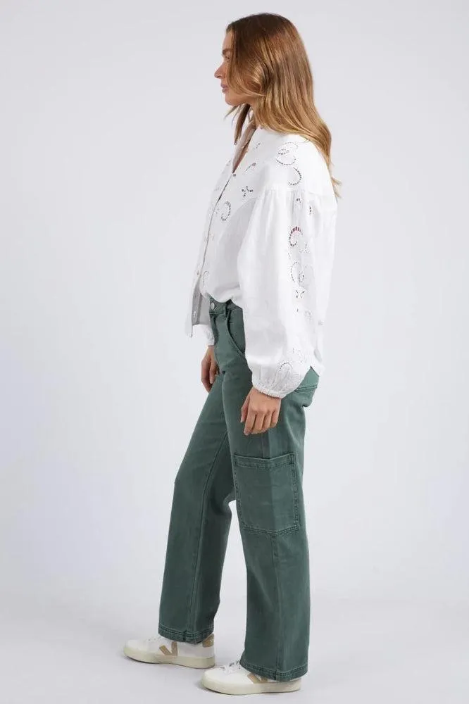 Foxwood Marlow Blouse Egret