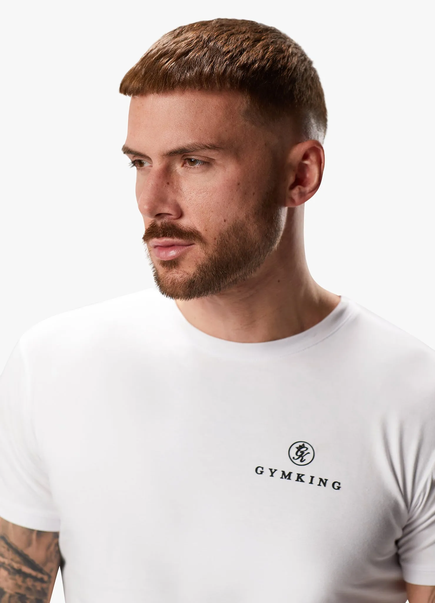 Gym King Pro Classic Tee - White