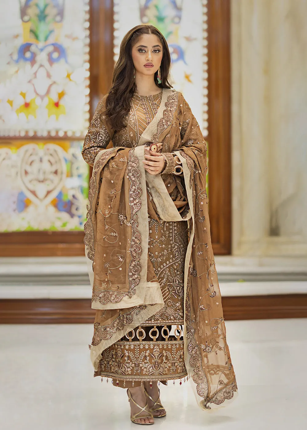 Ishq Aatish Luxury Chiffon '23 by Emaan Adeel | HANA