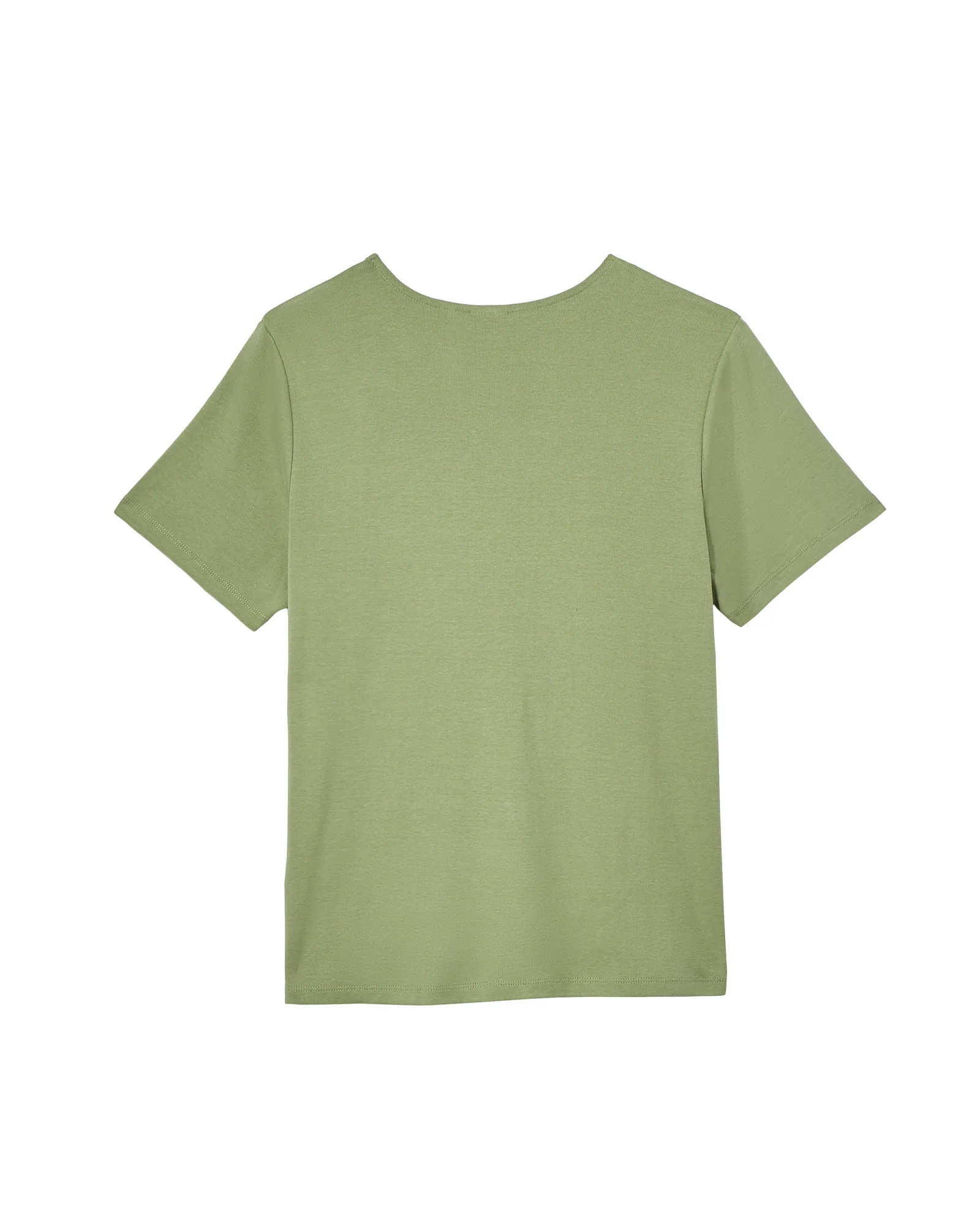 Jessica V-Neck Knit Top With Small Stud Detail | Olive Green