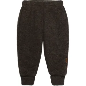 Junior Wool Pants - Dark Brown Melange