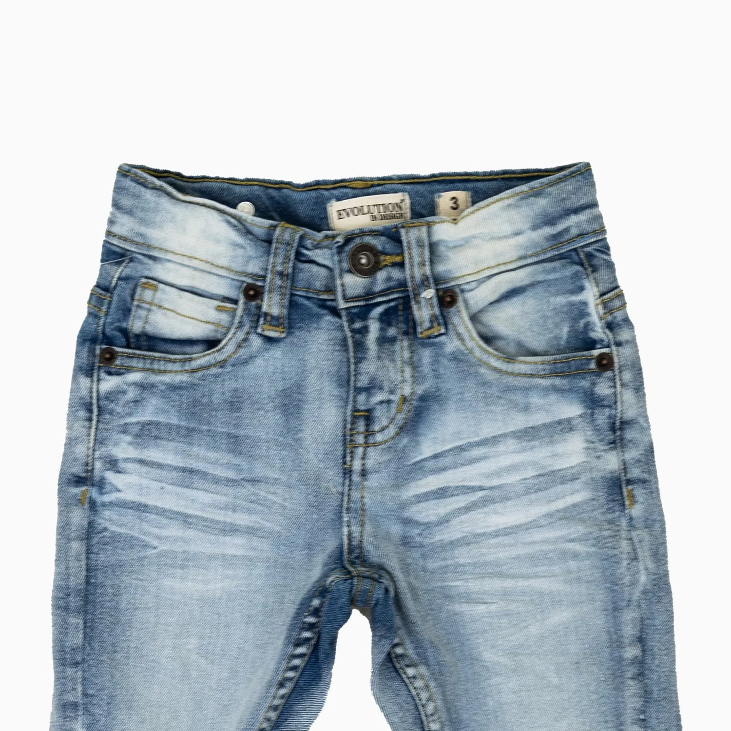 Kid's Little Tuff Denim Slim Jean Pant