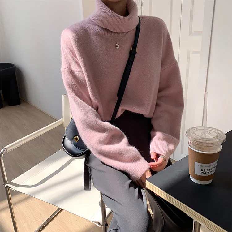 [Korean Style] Bllaire Solid Color Turtleneck