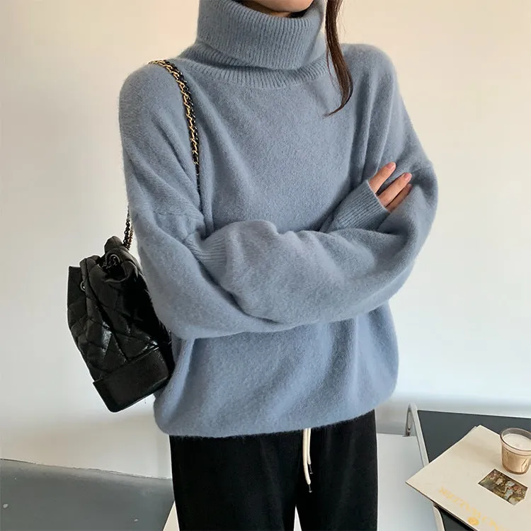 [Korean Style] Bllaire Solid Color Turtleneck