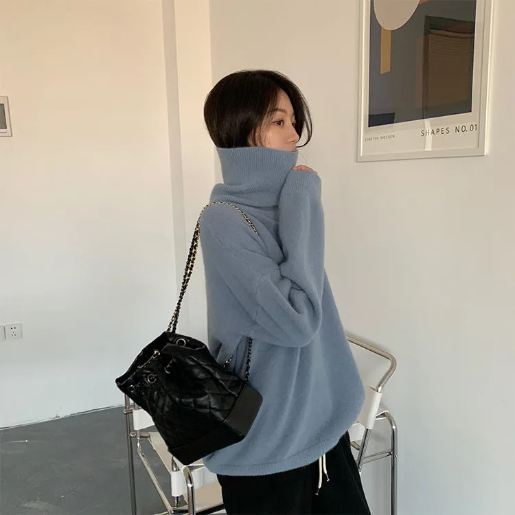 [Korean Style] Bllaire Solid Color Turtleneck