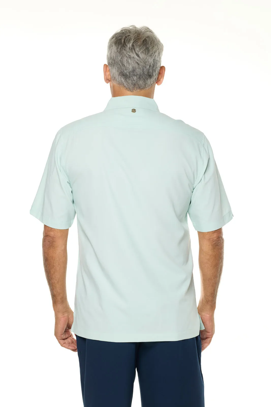 Men's Safari Camp Shirt  |  Misty Aqua