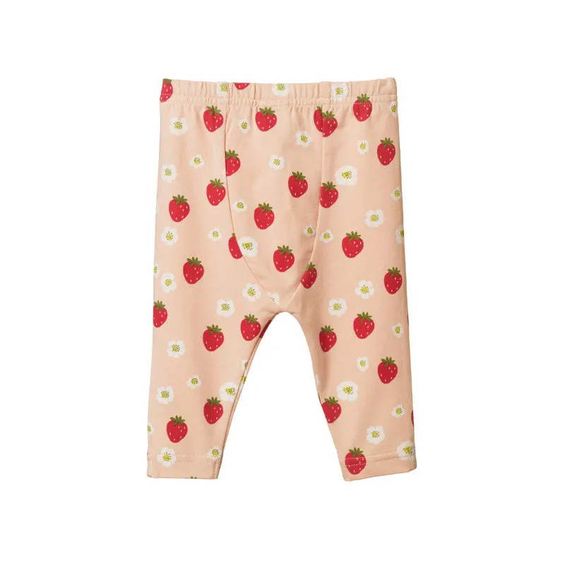 Nature Baby Leggings - Strawberry Fields Peach