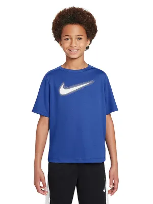 Nike Boys Dri-FIT Graphic Training Shirt Royal Blue