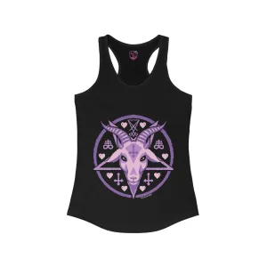 Pastel Goat Baphomet Racerback Tank