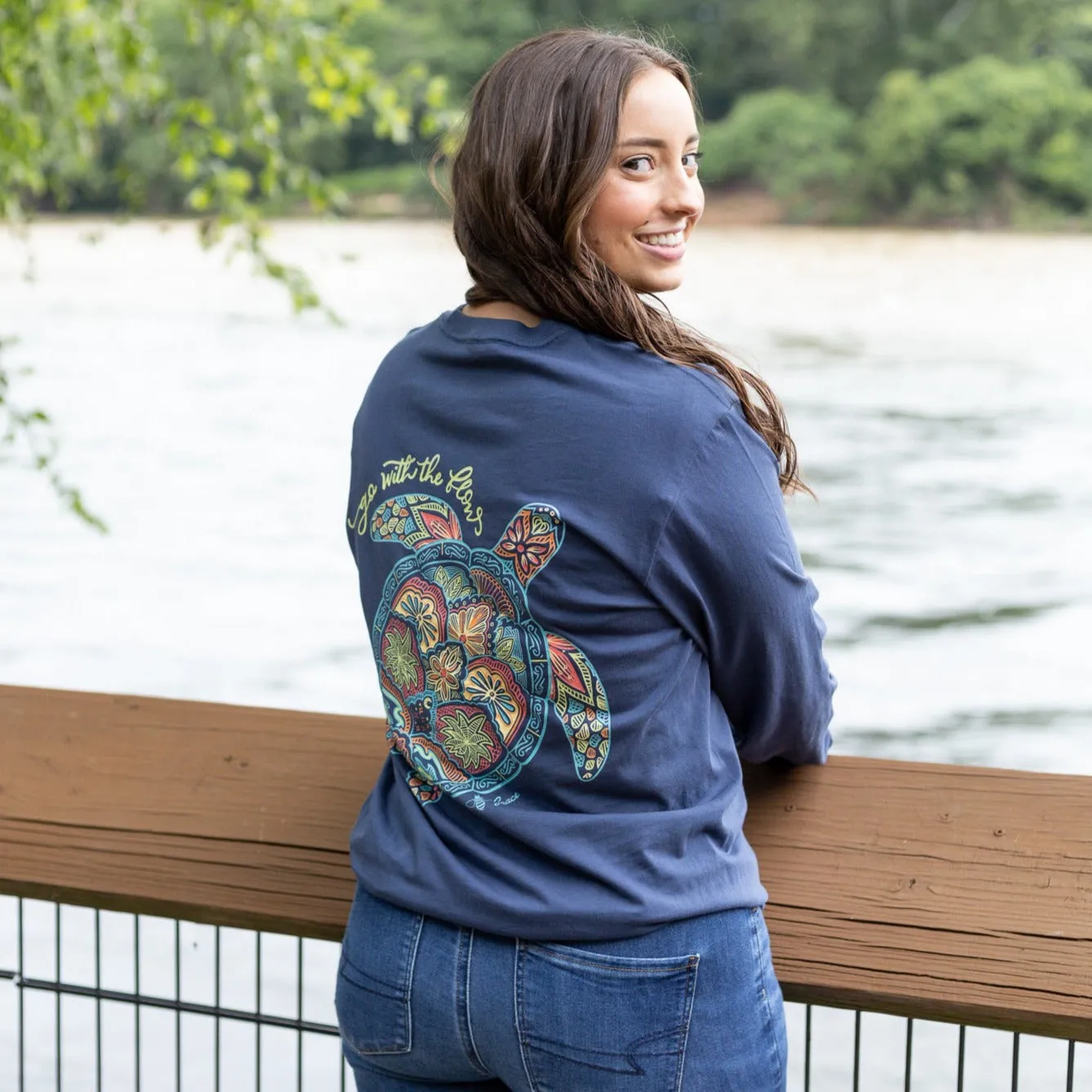 Patterned Turtle - LONG SLEEVE