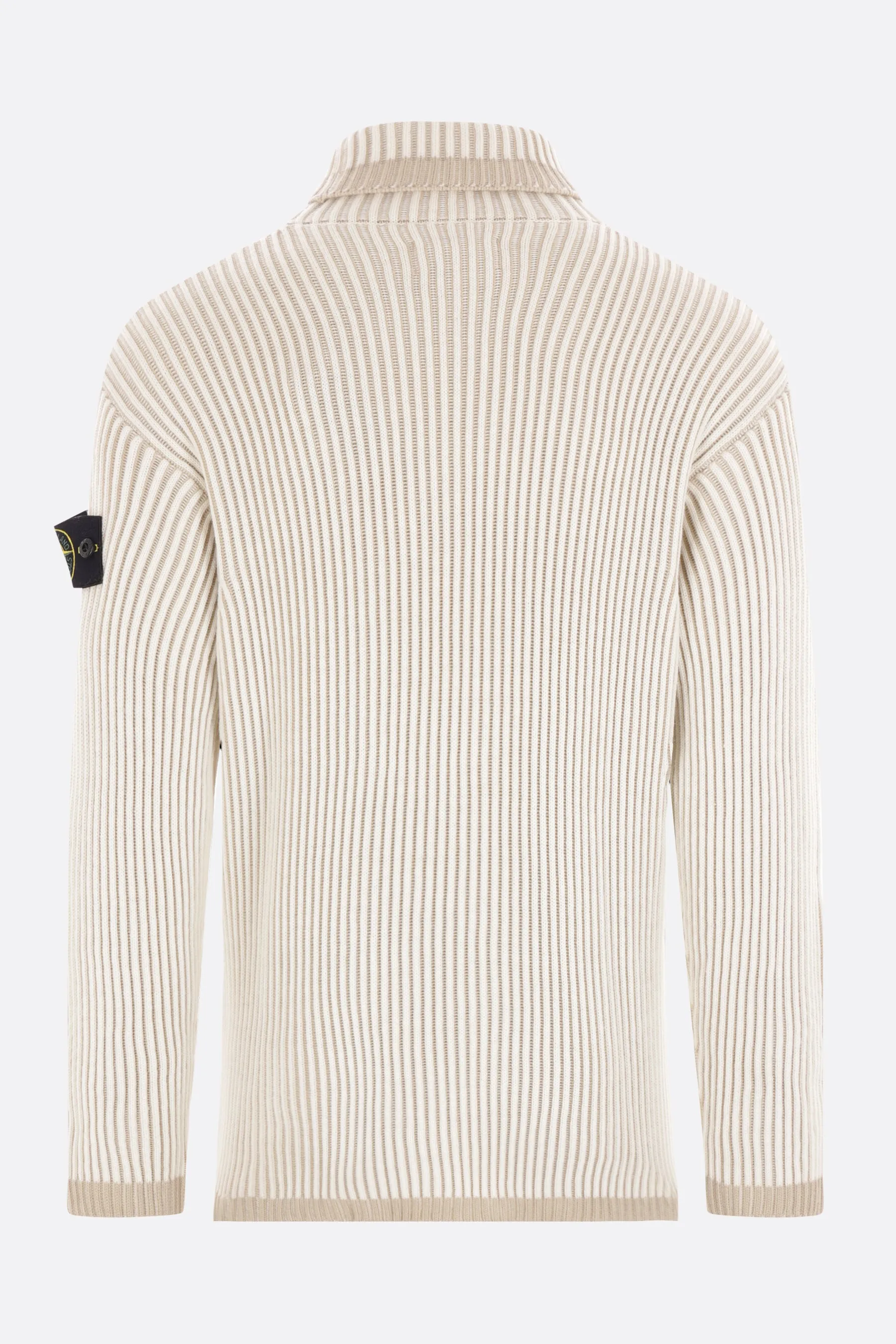 Ribbed Wool Turtleneck