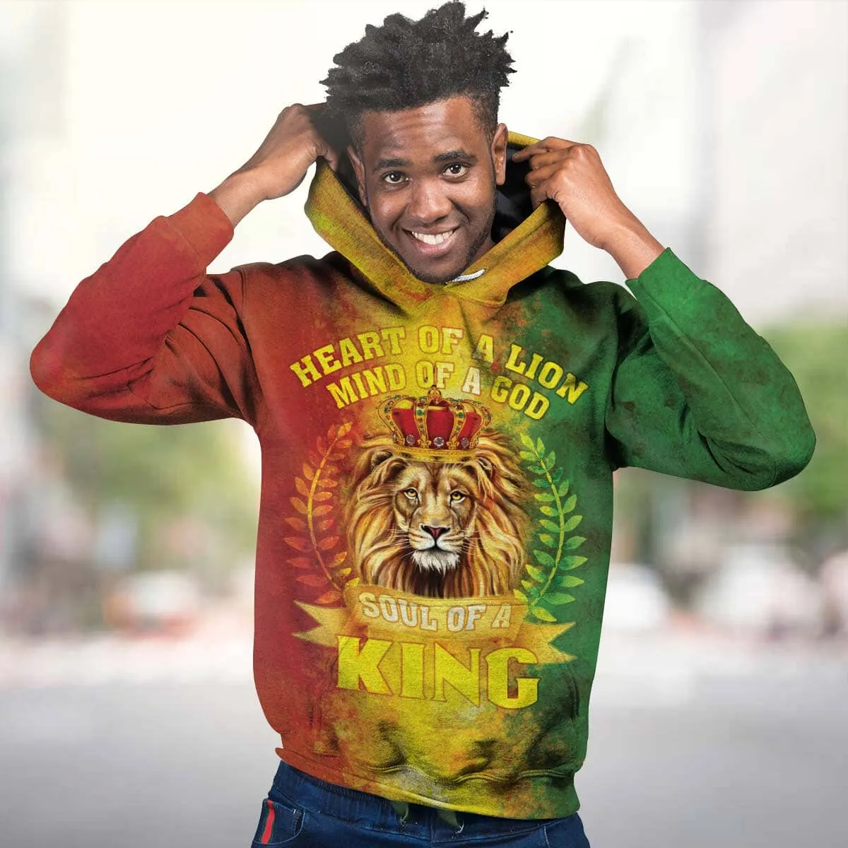 Soul Of A King All-over Hoodie