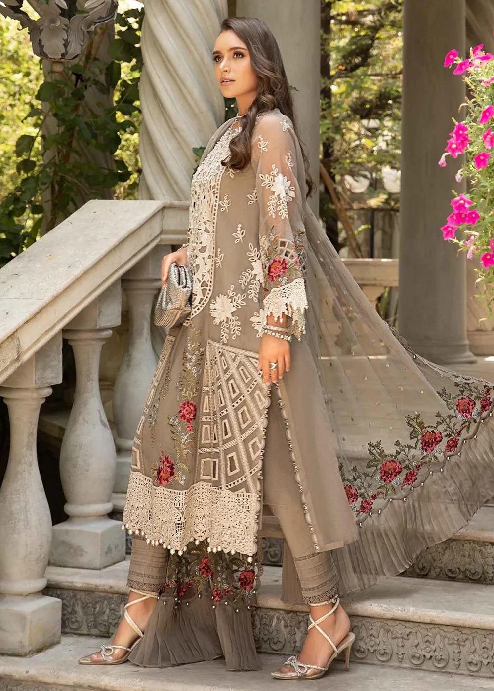 Unstitched Luxury Lawn Eid 2 Edition '24 by Maria B | EL-24-01