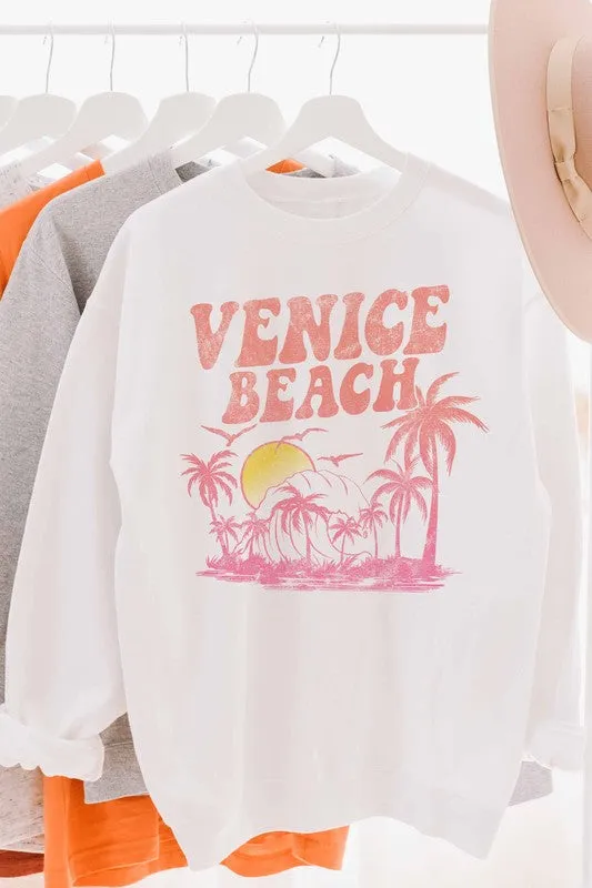 VENICE BEACH CALIFORNIA GRAPHIC SWEATSHIRT