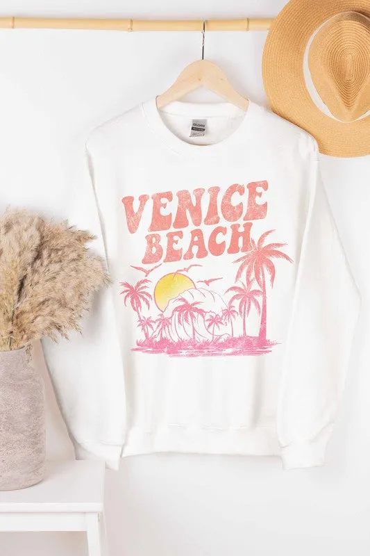 VENICE BEACH CALIFORNIA GRAPHIC SWEATSHIRT