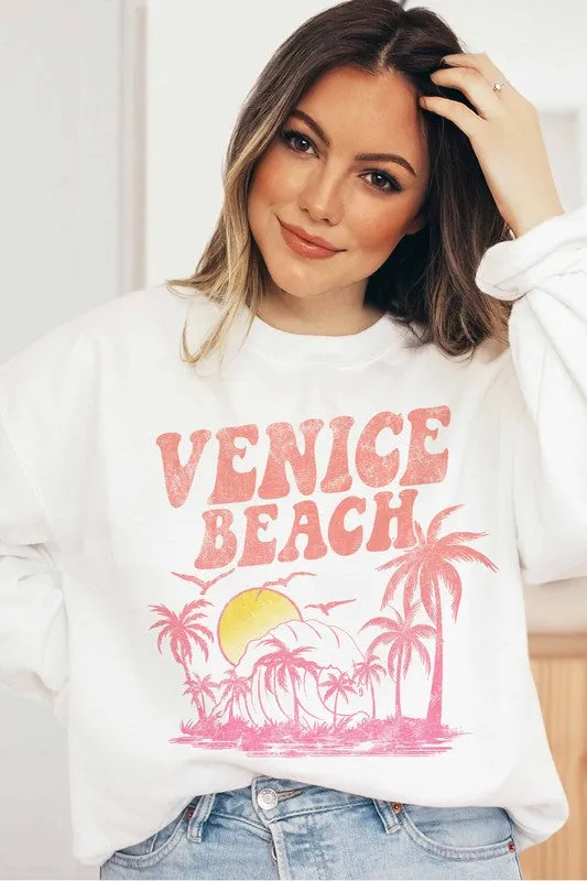 VENICE BEACH CALIFORNIA GRAPHIC SWEATSHIRT