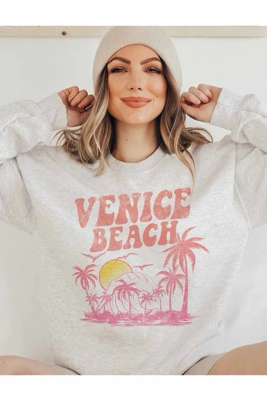 VENICE BEACH CALIFORNIA GRAPHIC SWEATSHIRT