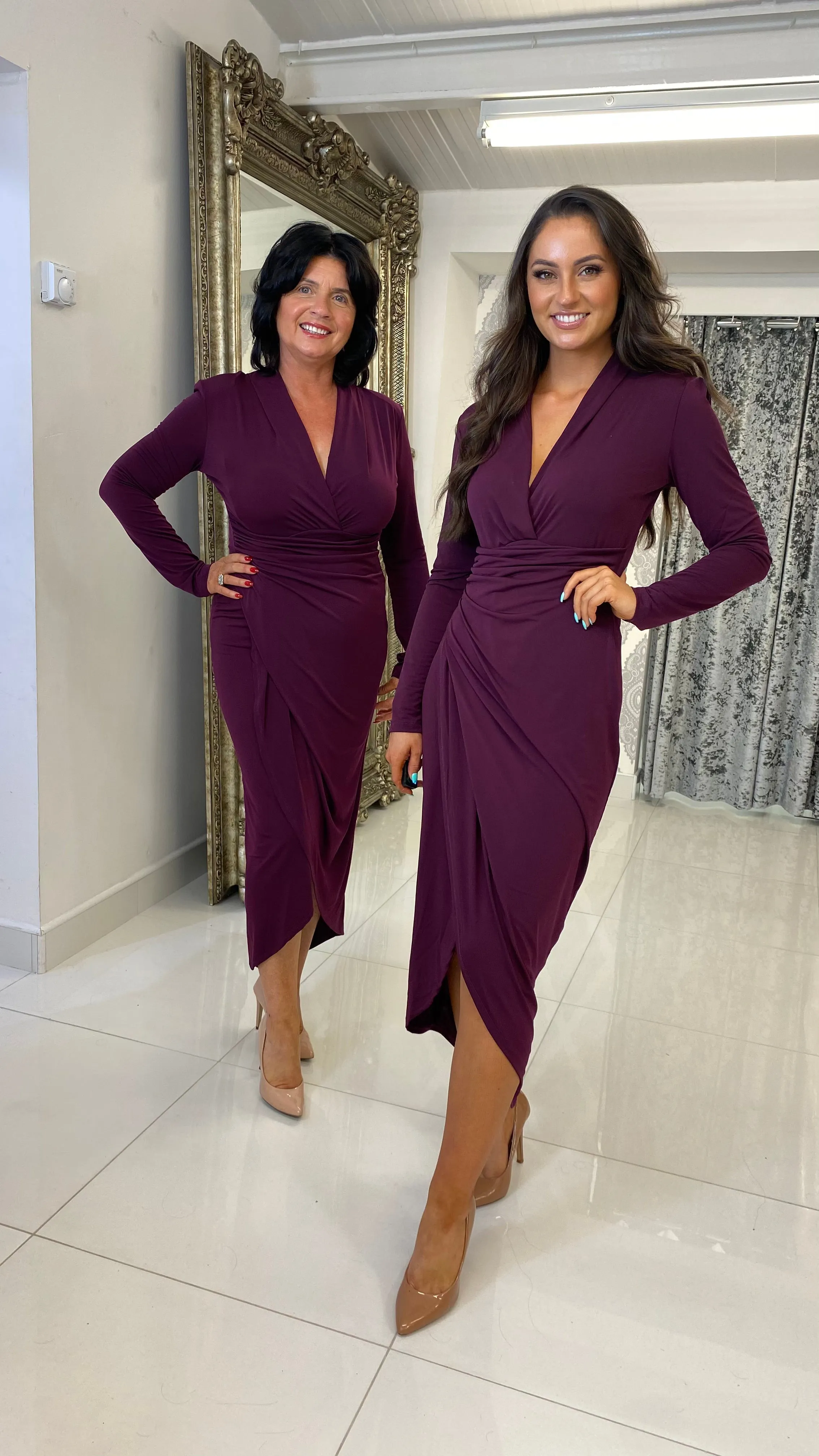 Violet Midi Ruched Dress