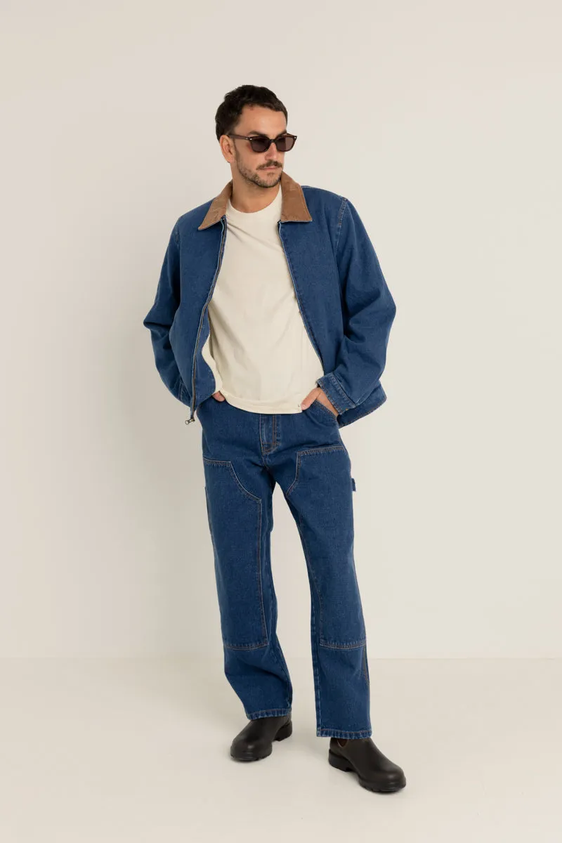 Washed Denim James Jacket Blue Wash