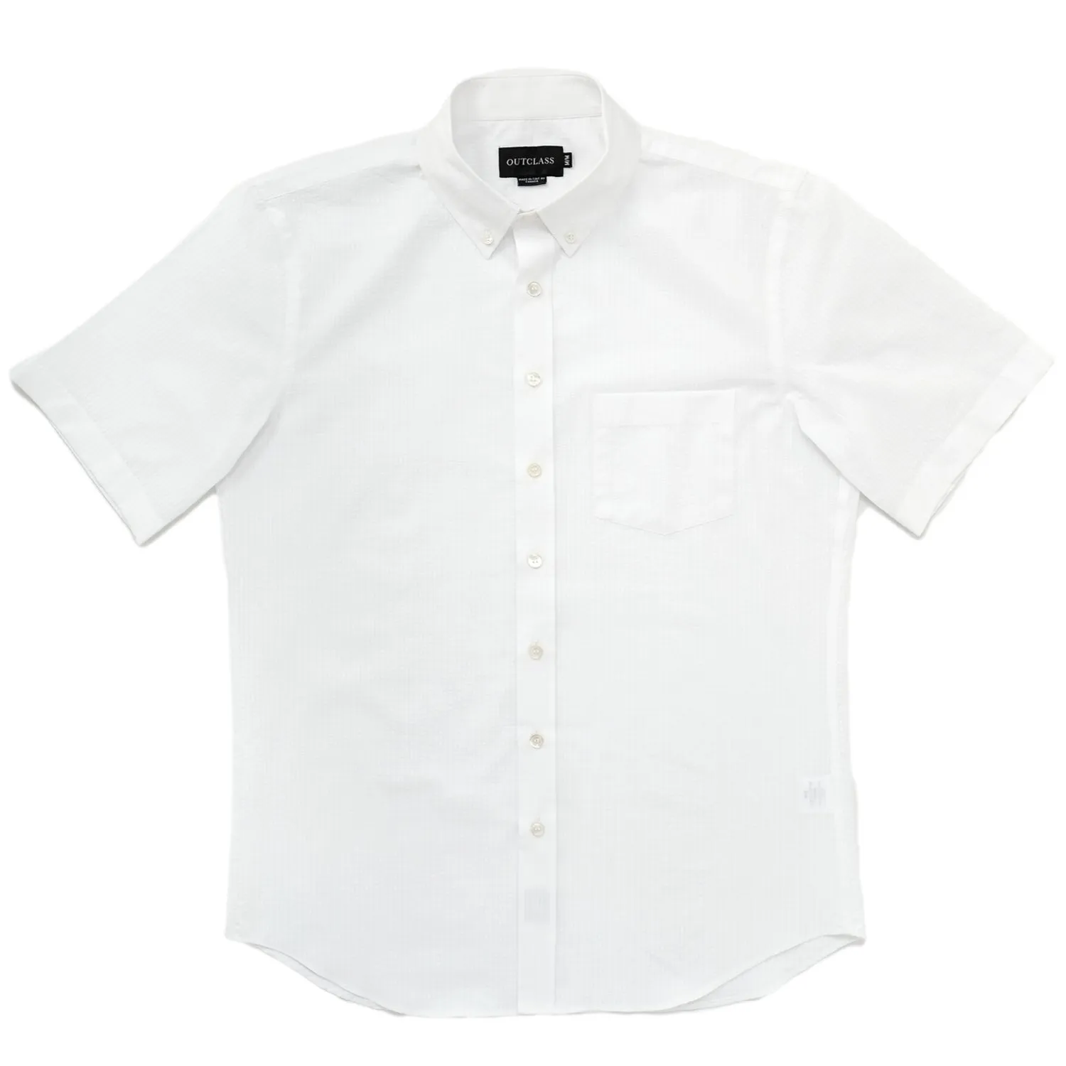 White Seersucker S/S Shirt