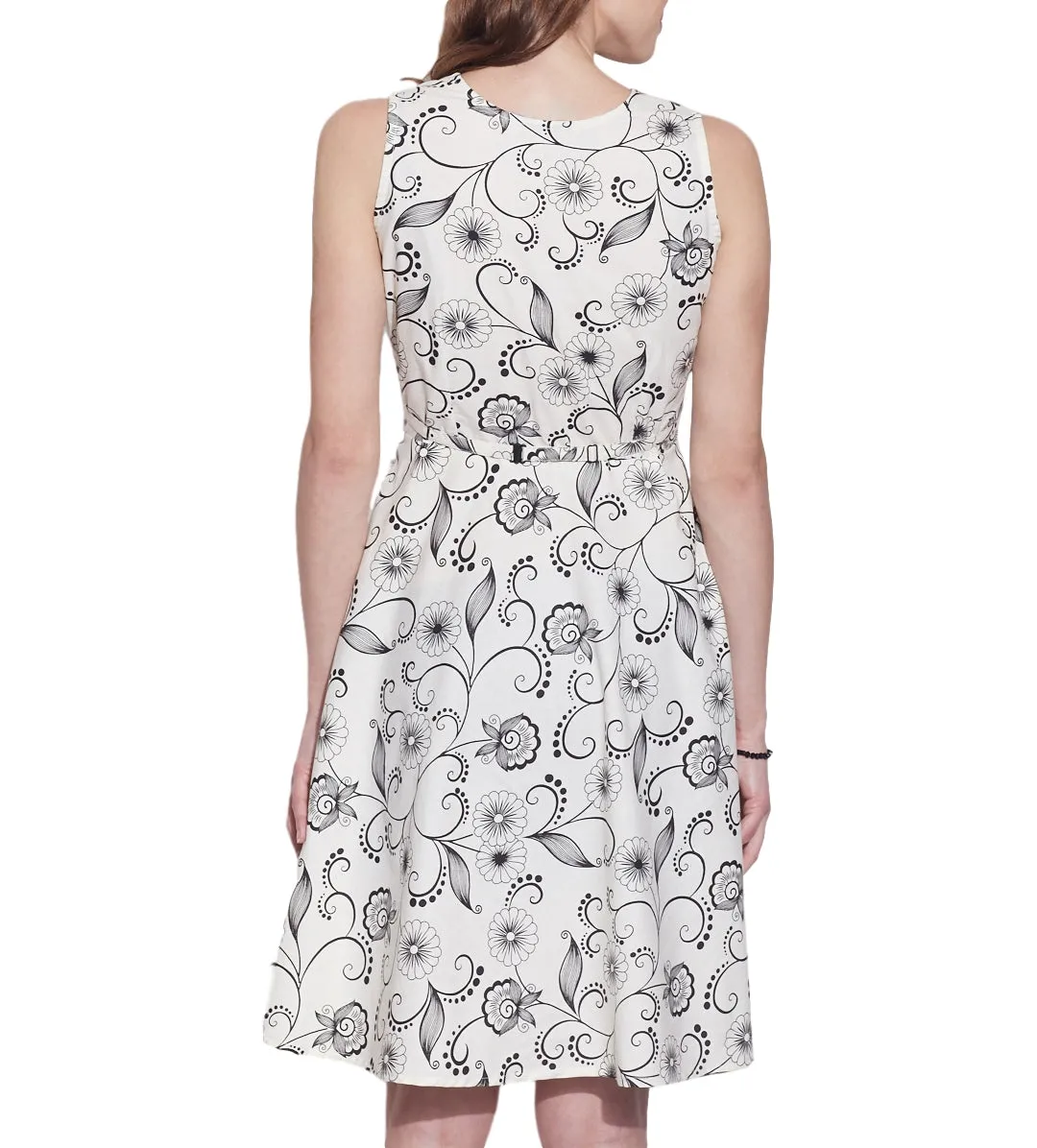 Women Apparels Cotton Printed Dress,Machine Washable,W-CPD36-1632, Size-36 Inch